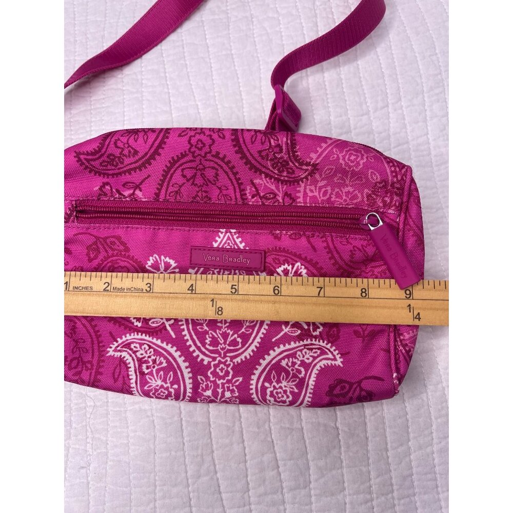 NWOT Vera Bradley Belt Bag Stamped Paisley Print Pink Travel Fanny - Picture 7 of 8